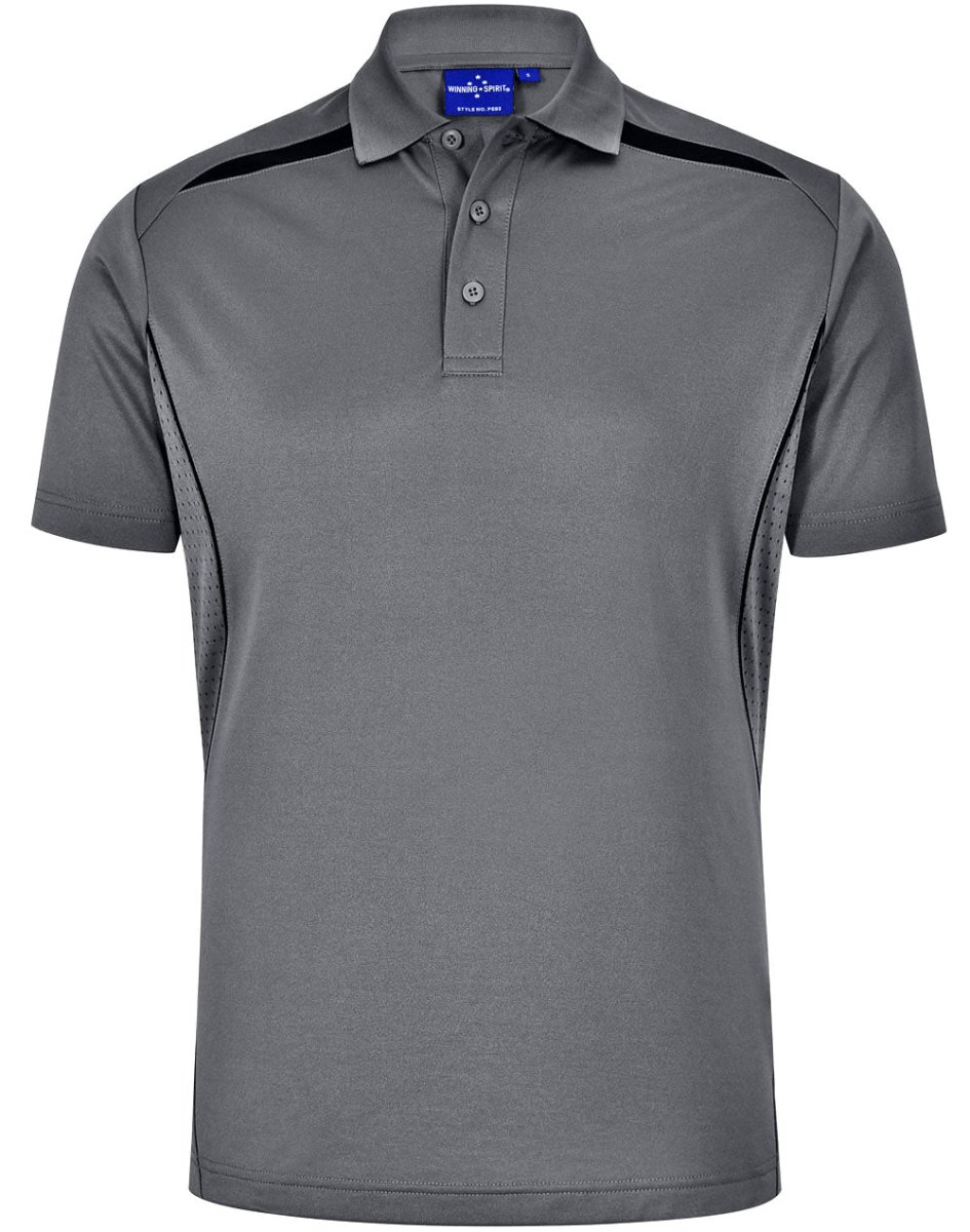 Winning Spirit Ladies Sustainable Poly/Cotton Contrast SS Polo-(PS94) - Image 2