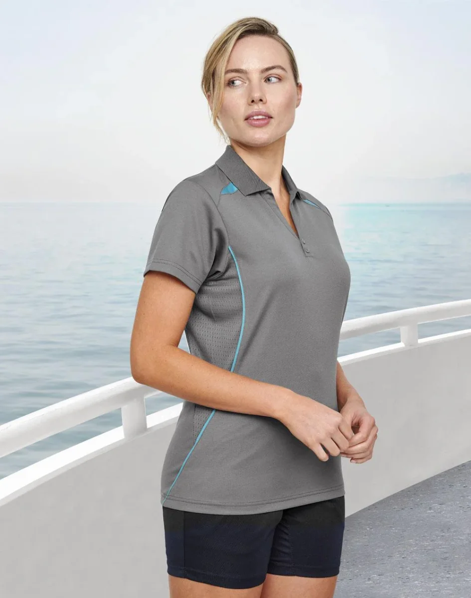 Winning Spirit Ladies Sustainable Poly/Cotton Contrast SS Polo-(PS94) - Image 3