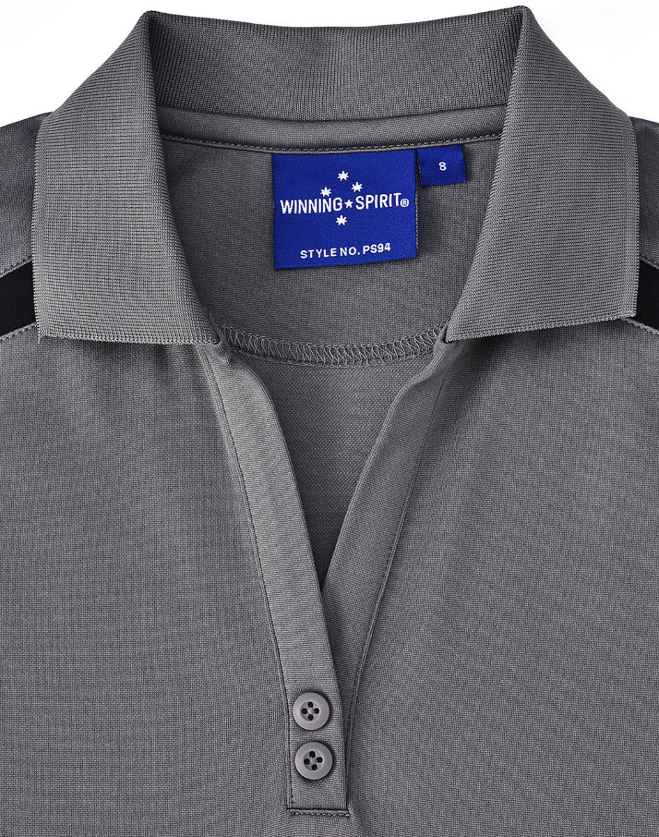 Winning Spirit Ladies Sustainable Poly/Cotton Contrast SS Polo-(PS94) - Image 4