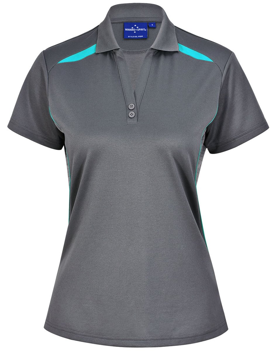 Winning Spirit Ladies Sustainable Poly/Cotton Contrast SS Polo-(PS94) - Image 7