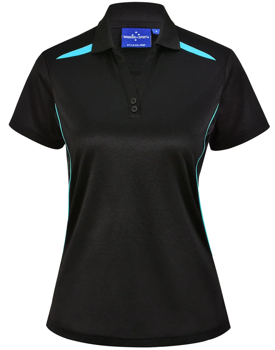 Winning Spirit Ladies Sustainable Poly/Cotton Contrast SS Polo-(PS94) - Image 8