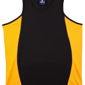 Winning Spirit Kids Teammate TrueDry Contrast Singlet (TS19K)