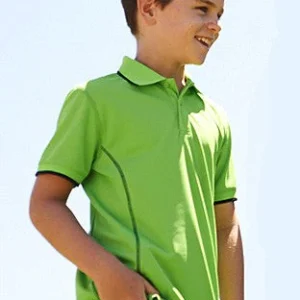 Bocini Kids Stitch Feature Essentials Short Sleeve Polo-(CP0930)